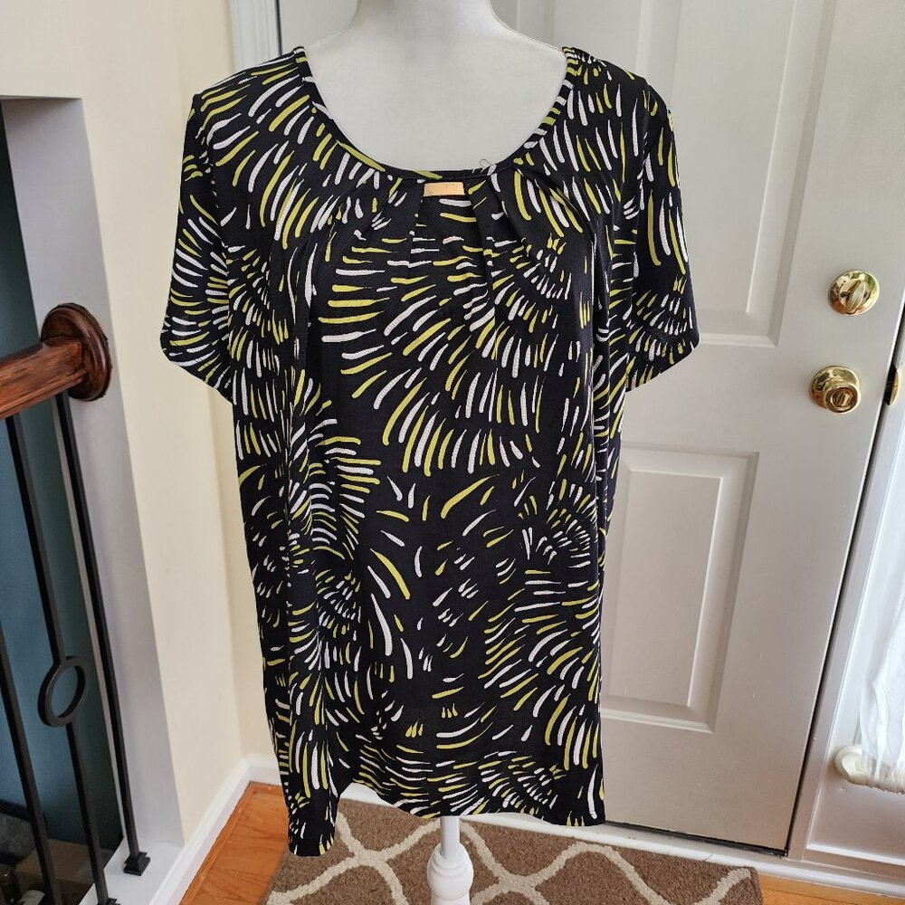 NWT 80 Park Women's Short Sleeve Top Size 2X